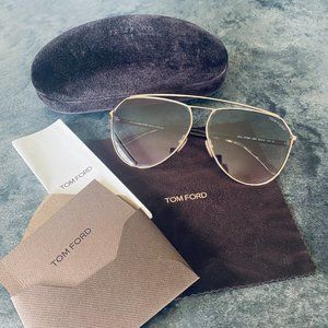 TOM FORD Binx Aviator Sunglasses